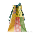 Papier d&#39;emballage de sac en nylon de couleur de couleur personnalisée